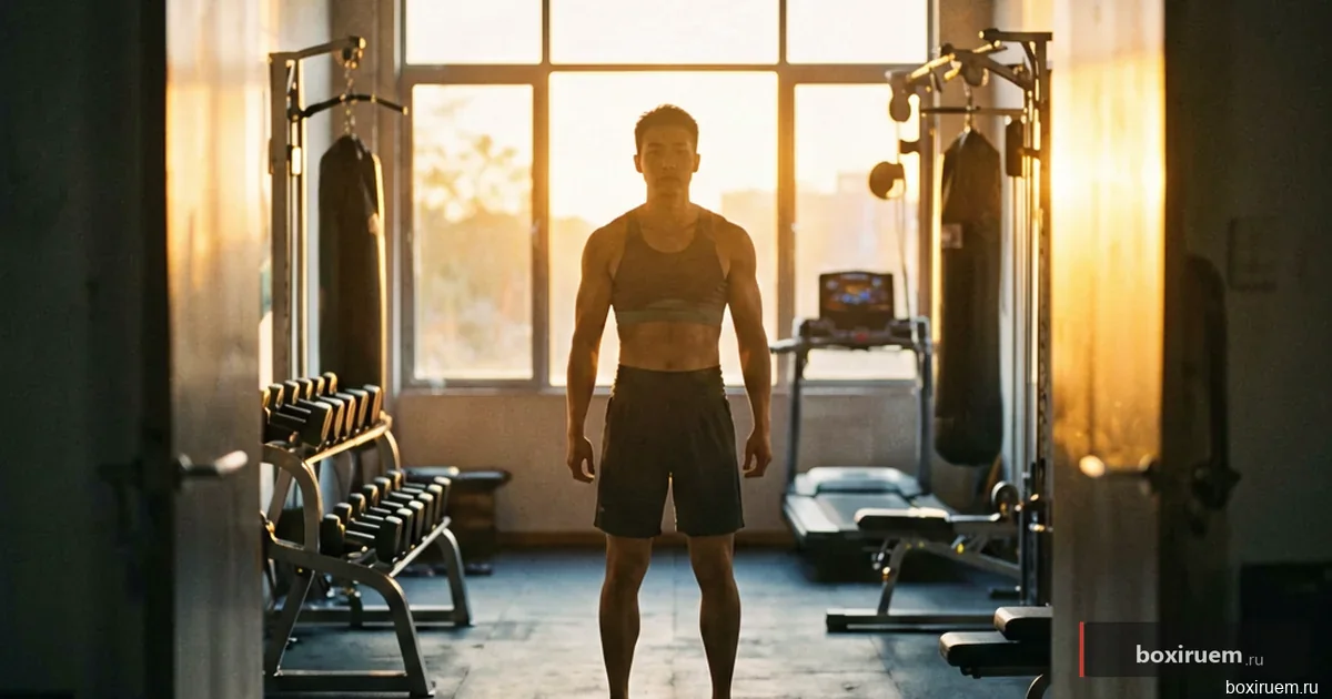 Пачка денег на скамье в раздевалке боксера, без лица