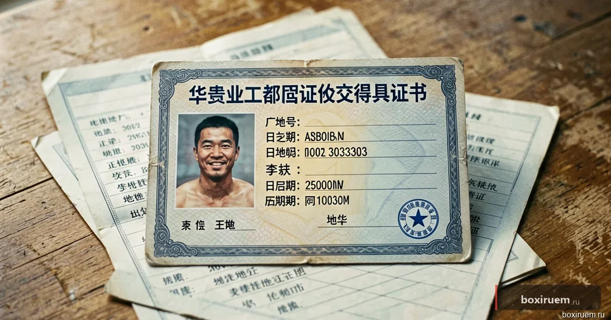 Маленький частный зал бокса в лучах закатного солнца через окно