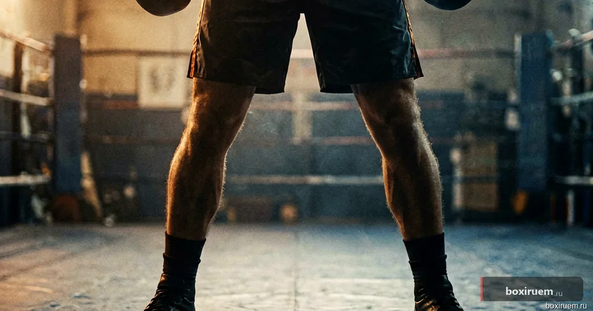 Кулак боксера врезается в тяжелый мешок с разлетающимися частицами пыли при боковом свете