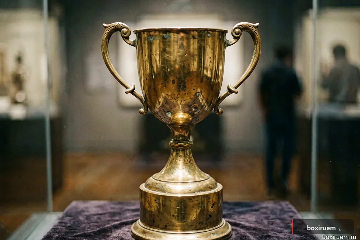 Антикварный трофей за боксерские достижения