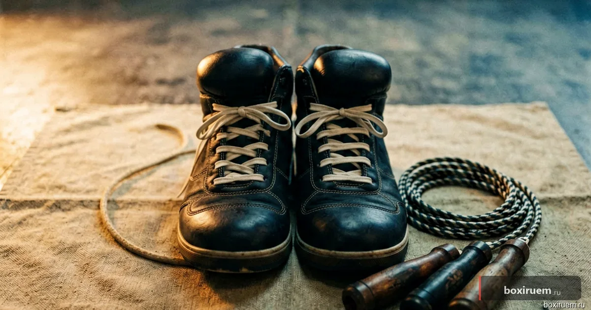 Боксерская экипировка: перчатки, бинты и капа на темном деревянном фоне