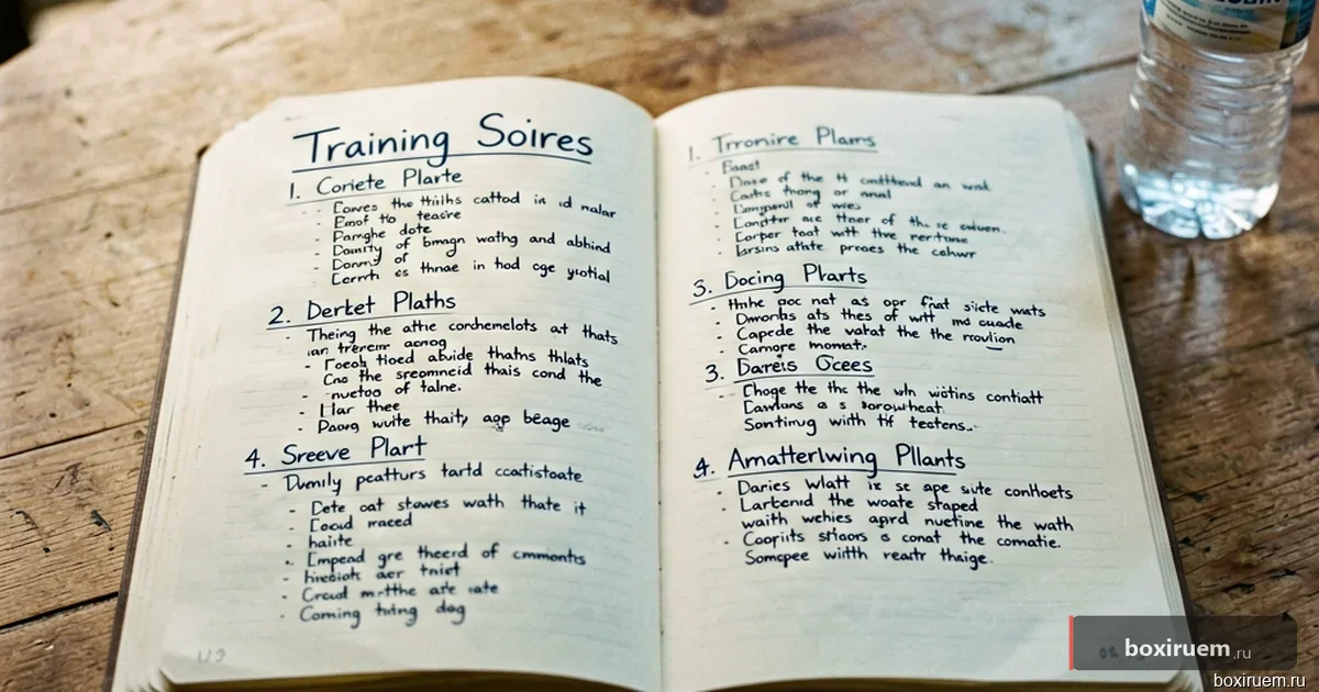 Боксер отрабатывает удары перед зеркалом в приглушенном свете зала