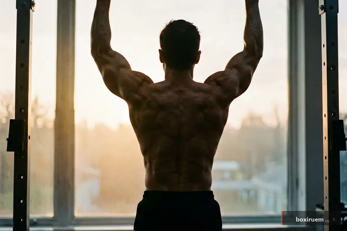 Настенные часы и секундомер в боксерском зале