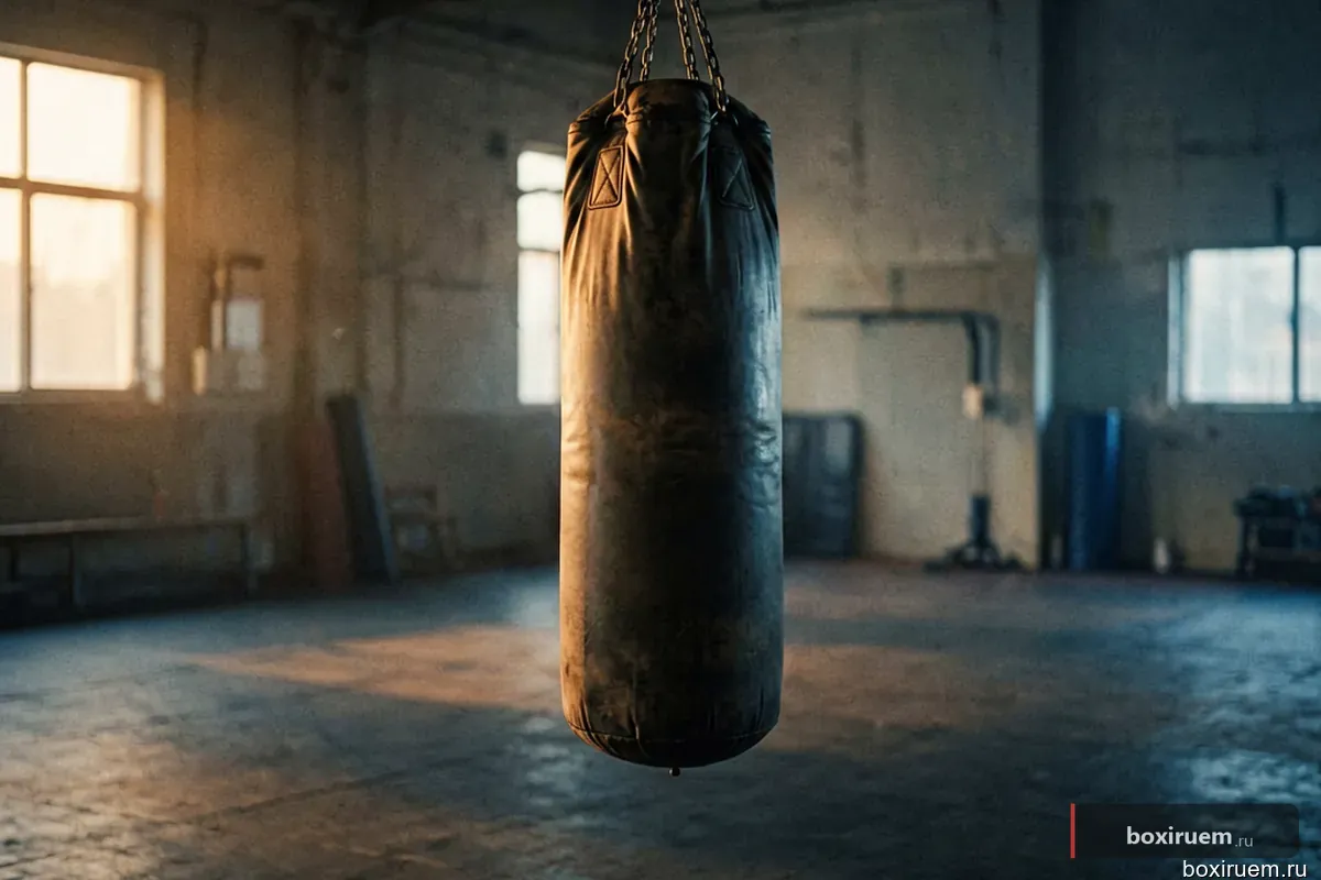 Тяжелый мешок в пустом темном зале